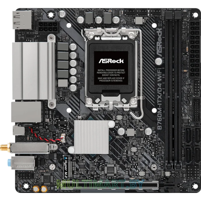 Материнская плата ASRock B760M-ITX/D4 WiFi